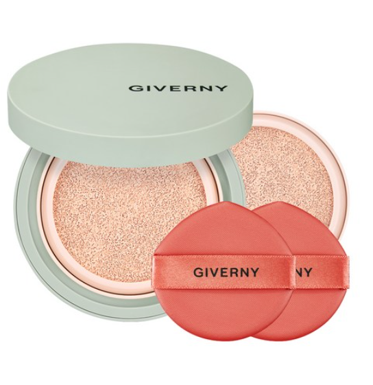 Giverny Close Cover Cushion Foundation Main Product 12g + Refill 12g Set