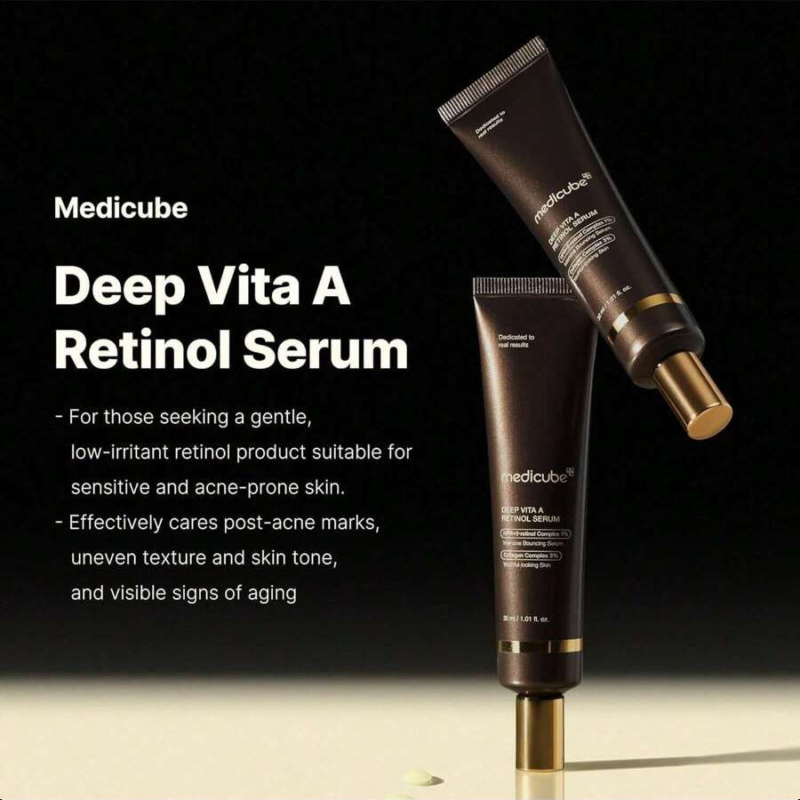 Medicube Deep Reviving Bakuchiol Retinol Facial Serum 30ml