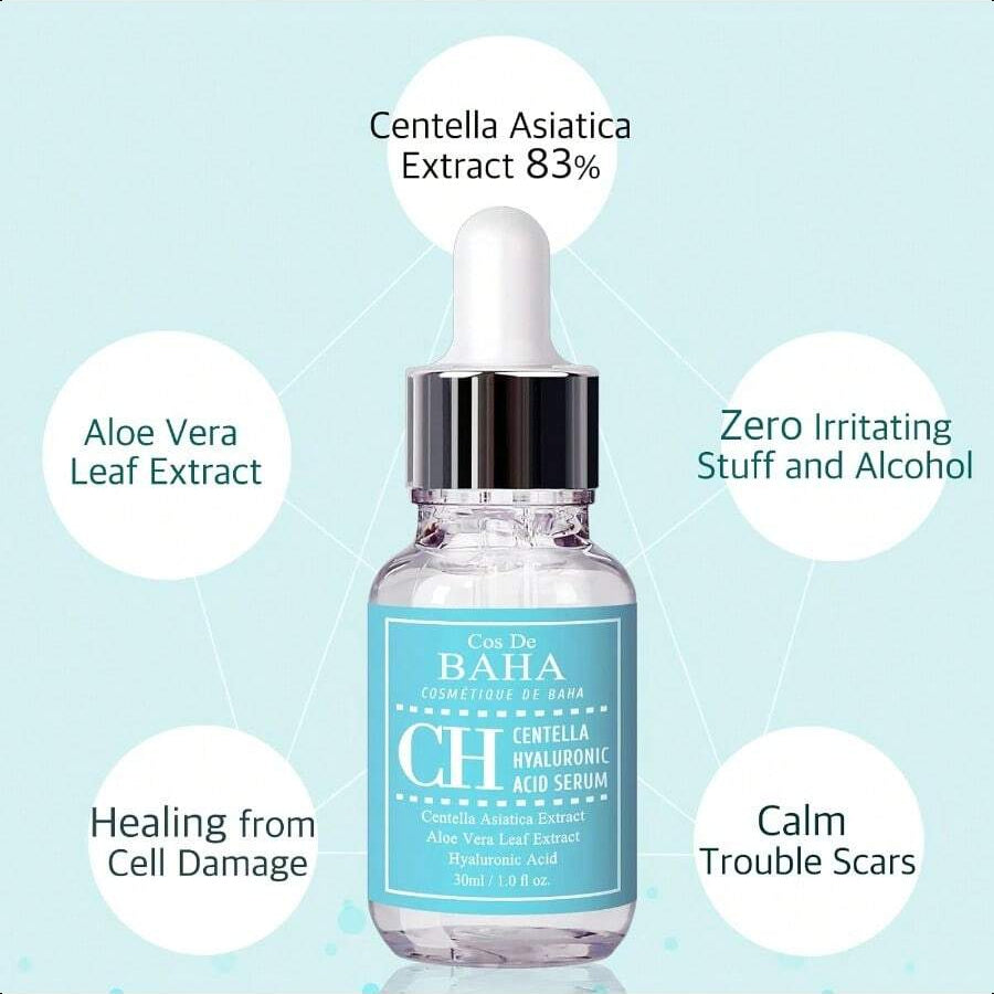 Cos De BAHA Centella Asiatica Extract Facial Serum With Madecassoside 30ml/1.01 Oz