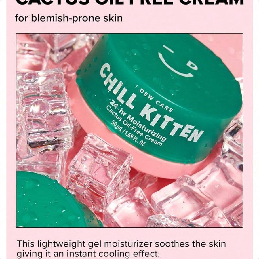 I Dew Care Heartleaf Face Cream - Chill Kitten | Moisturizer 50ml