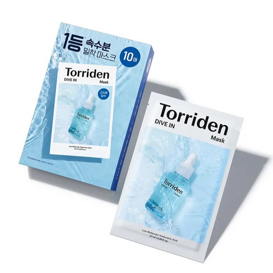 Torriden - DIVE-IN Low Molecule Hyaluronic Acid Mask Set 27ml