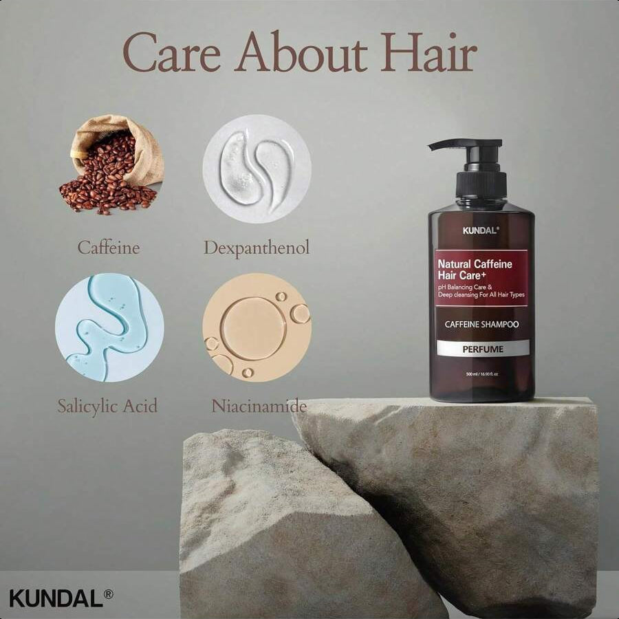 kundal Caffeine Scalp Shampoo, 16.9 Fl Oz (500 Ml), Cherry Blossom