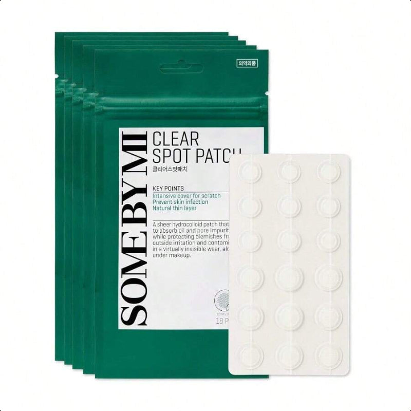 SOME BY MI 30 Days Miracle Clear Spot Patch - Pack Of 5, 90 Counts, 2 Size(10mm 45Counts, 12mm 45Counts)