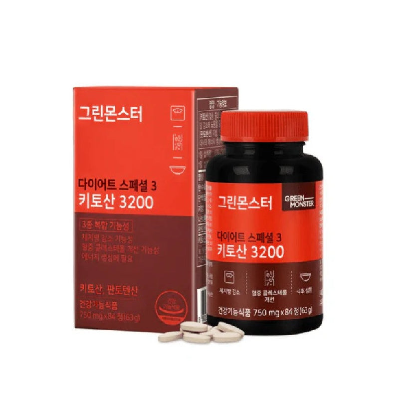 Green monster diet Chitosan 3200mg*84 Tablets(63g)