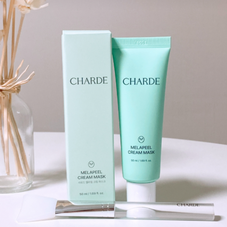 CHARDE Melapeel Peel Off Cream Mask 50ml, for Dark Spots, Cream-to-Clear Mask for Brighter