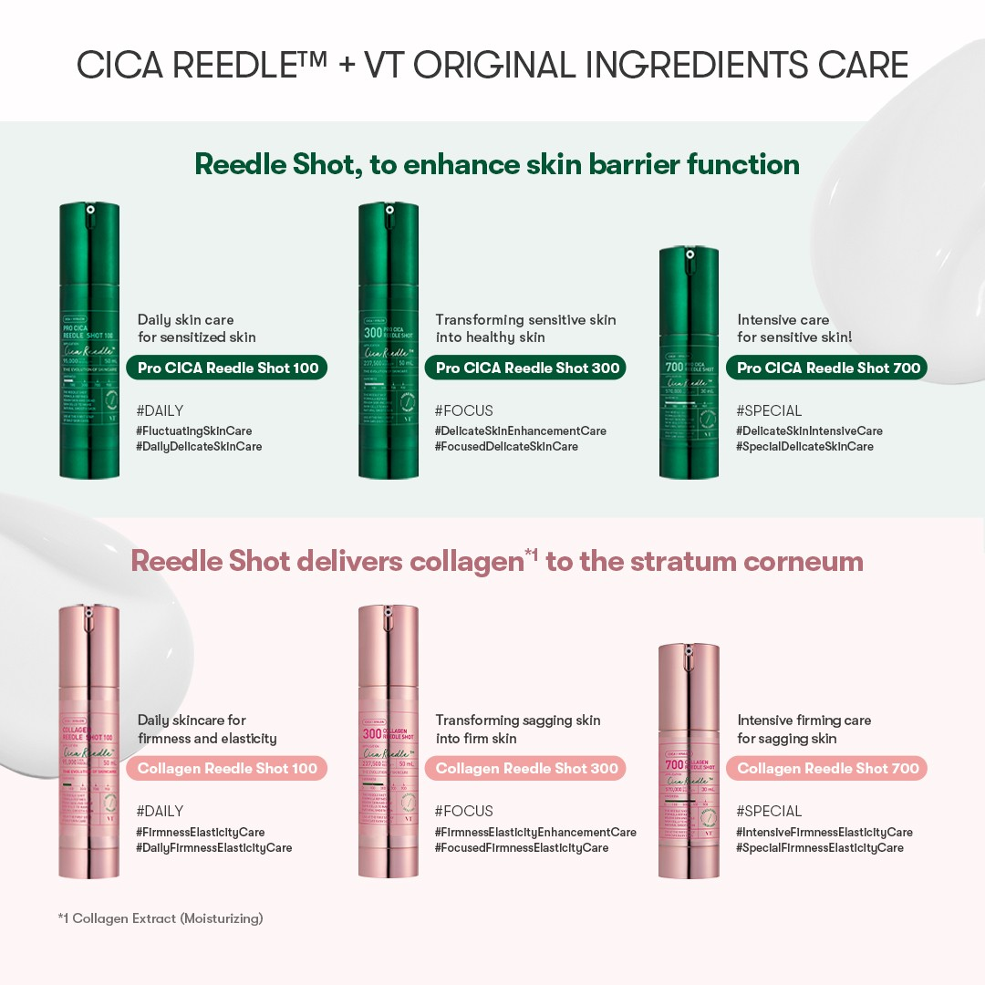 VT Reedle Shot Serum 100/300 /700 21options available
