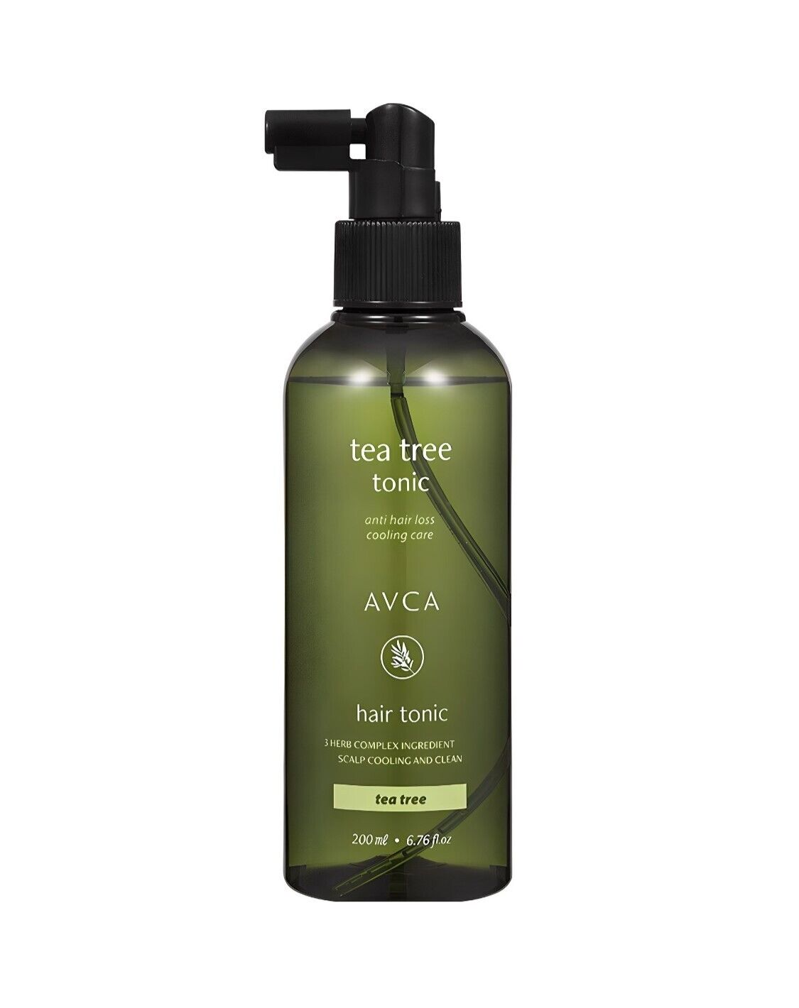 AVCA Tea Tree Hair Tonic 200ml Scalp Care Anti Hair Loss Cooling Treatment Spray