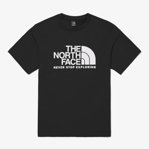 THENORTHFACE Short sleeved Classic BIG Logo Men's and Women's Casual Round Neck T-shirt