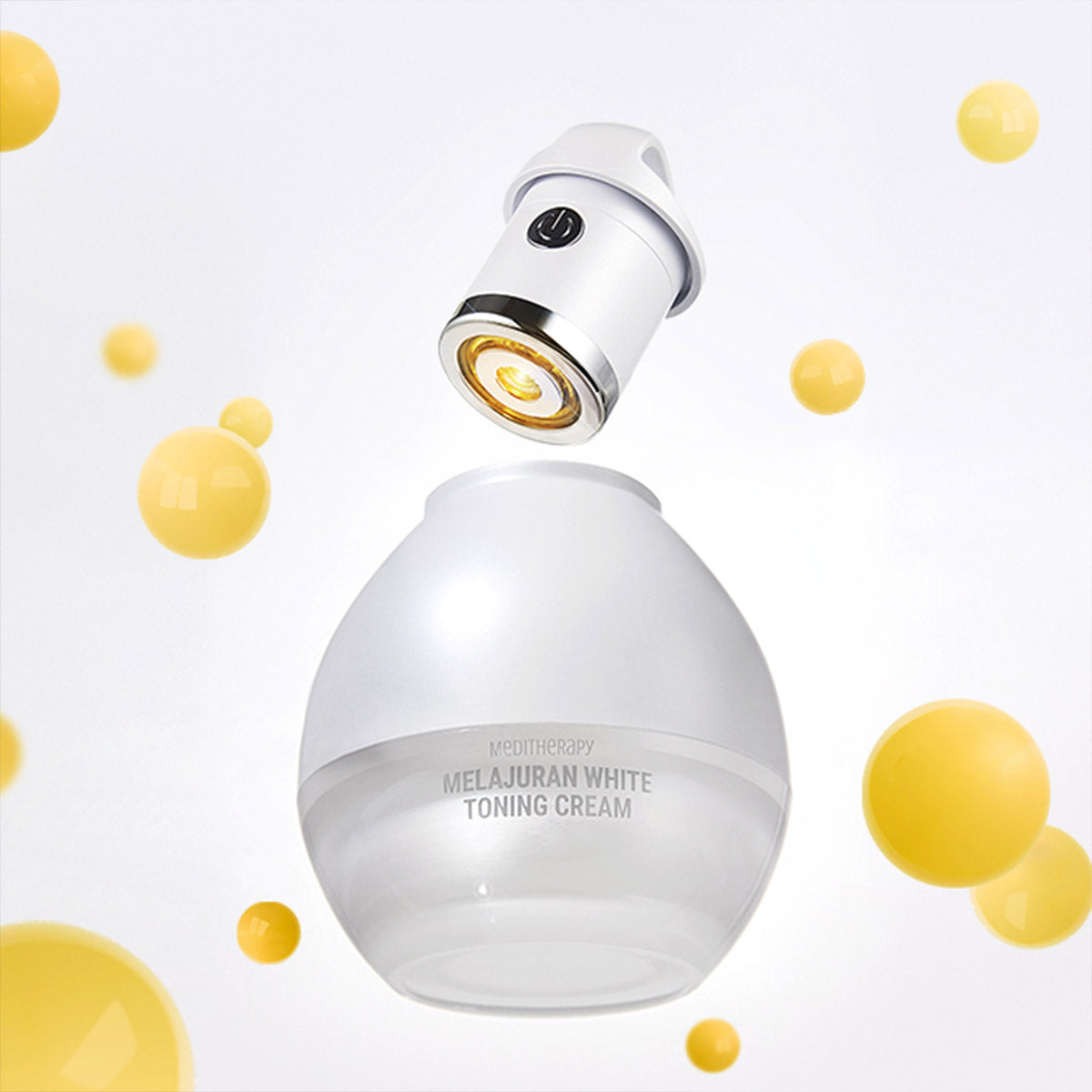 Meditherapy Melajuran White Toning Cream 50ml & EMS Device Brightening Anti-Spot