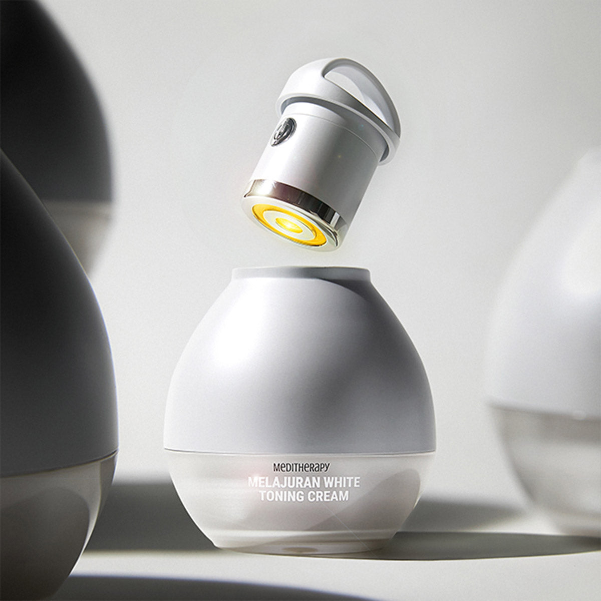 Meditherapy Melajuran White Toning Cream 50ml & EMS Device Brightening Anti-Spot