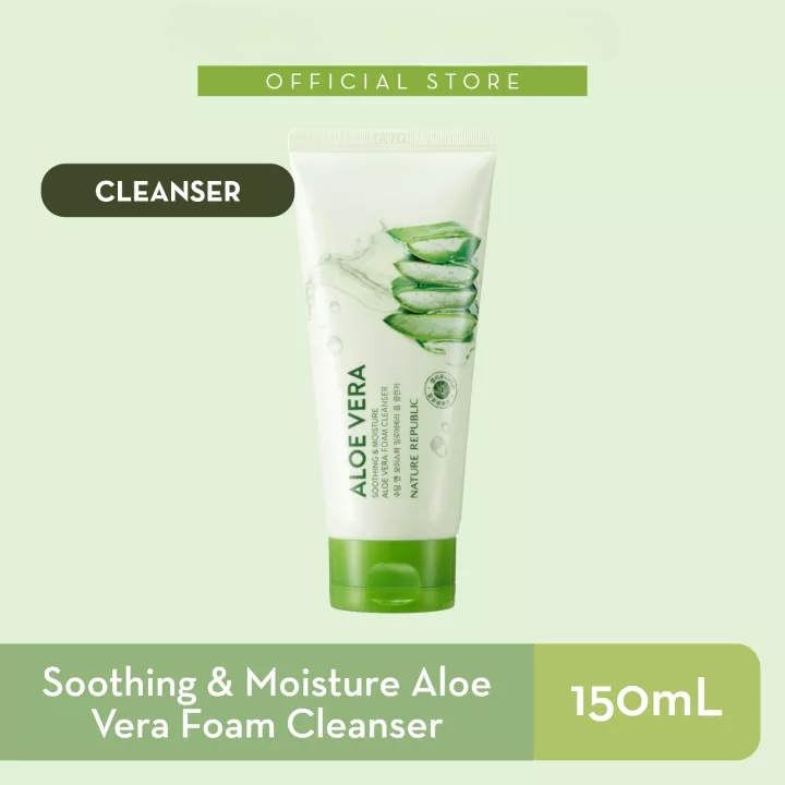 Nature Republic Soothing & Moisture Aloe Vera Cleanser Foam Cleanser 150ml