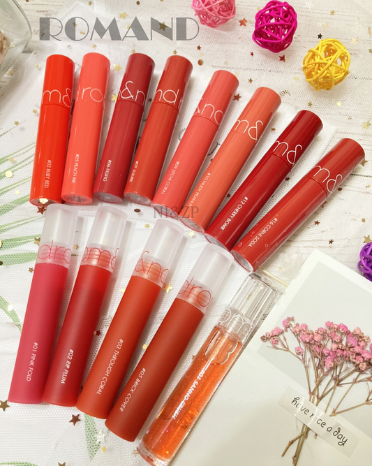 A Comparison Guide to rom&nd's Glossy Lip Tints