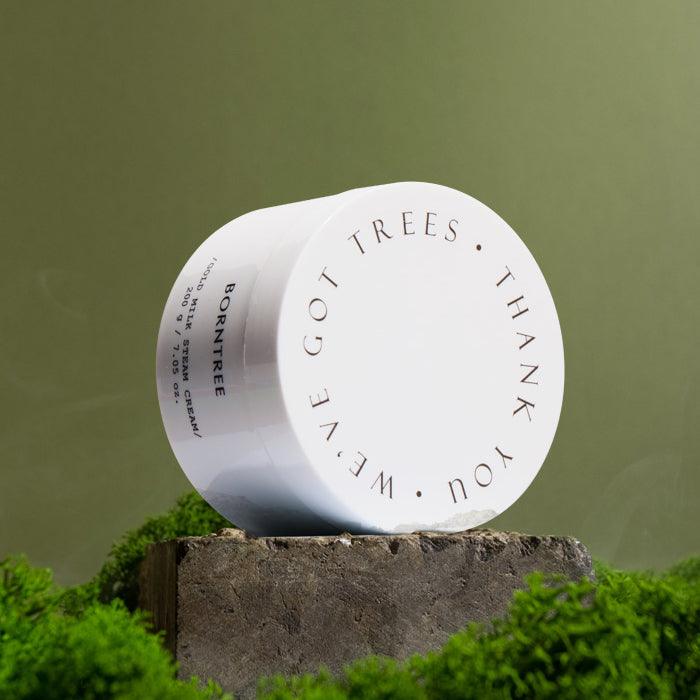 BORNTREE Gold Milk Steam Cream 200g