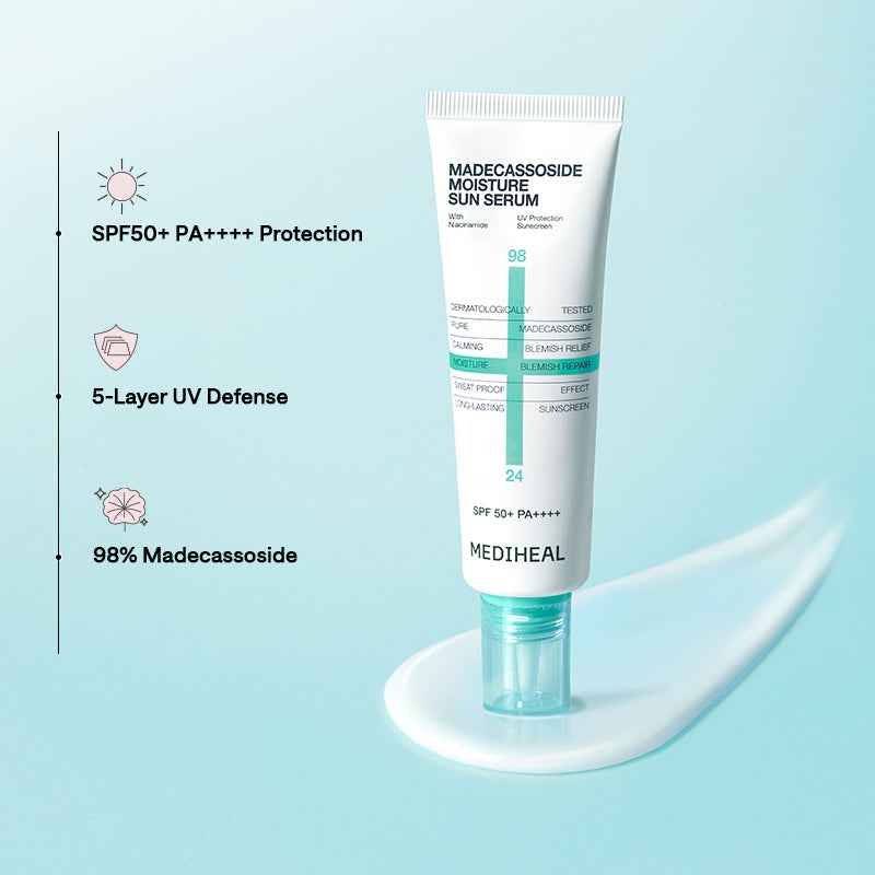 Mediheal Madecassoside Moisture Sun Serum Blemish Repair 50g SPF50+ PA++++