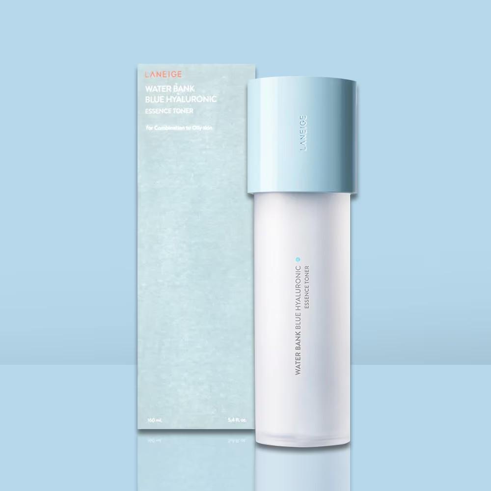 LANEIGE Water Bank Blue Hyaluronic Essence Toner for Normal To Dry Skin 160ml/ Toner To Oily 160ml