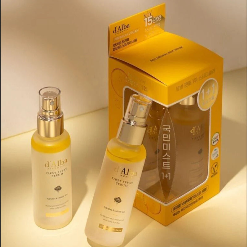d'Alba White Truffle First Spray Serum 100ml Double Pack