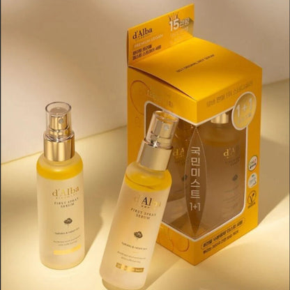 d'Alba White Truffle First Spray Serum 100ml Double Pack