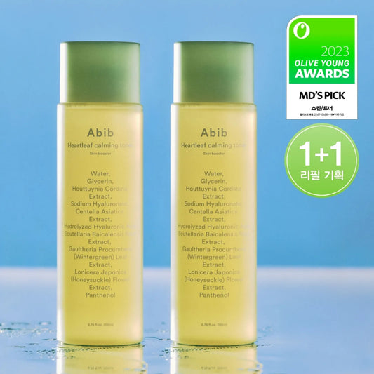 Abib Heartleaf Calming Toner Skin Booster Double Set