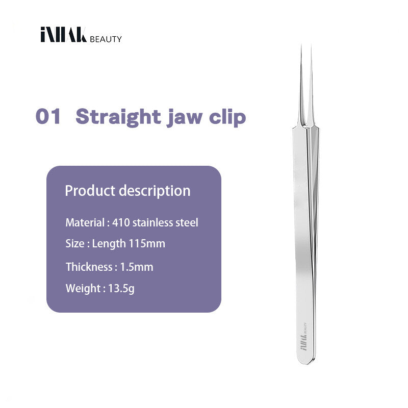 [100% Original] Inhak Professional Acne Clip Straight Tweezers | Diagonal Tweezers | Hook Tweezers