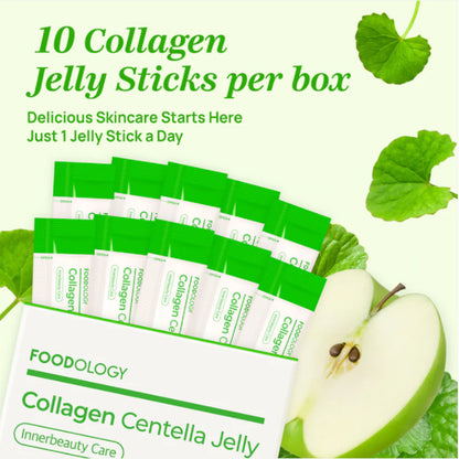 FOODOLOGY Coleology Centella Jelly 1box/10 Sticks -just 1 jelly stick a day