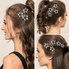 Star hair clip set