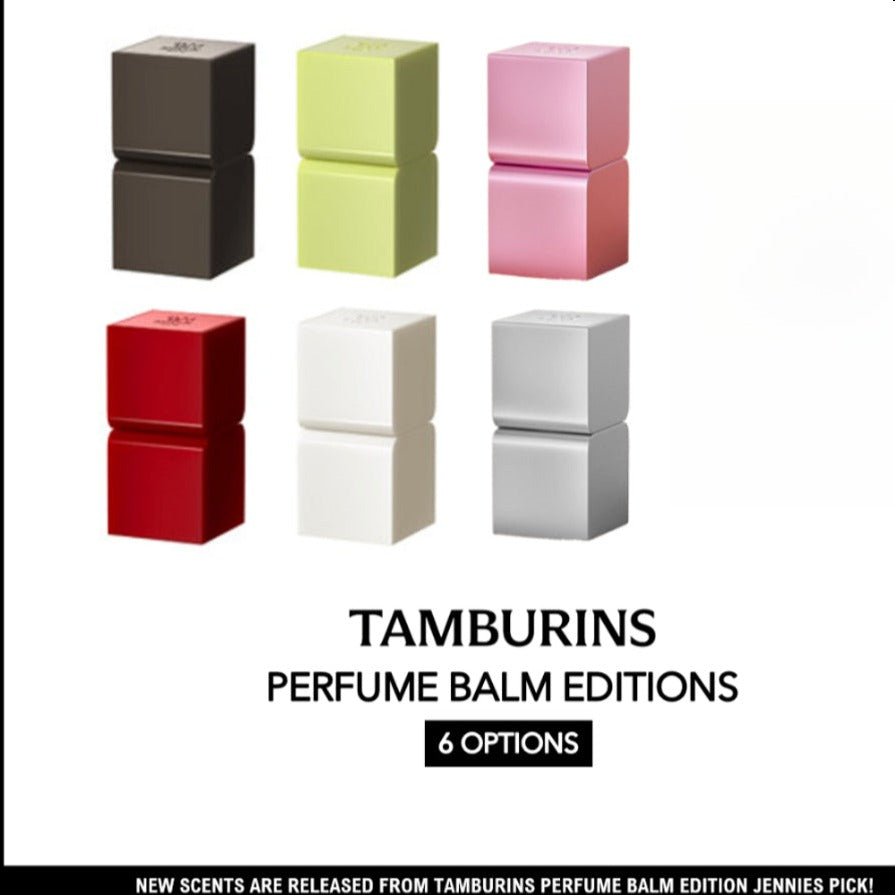 [NEW SCENTS] TAMBURINS PERFUME BALM 6.5g (CHAMO, BERGA SANDAL, LALE, SUEDE PEAR, PUMKINI, HOLY METAL)