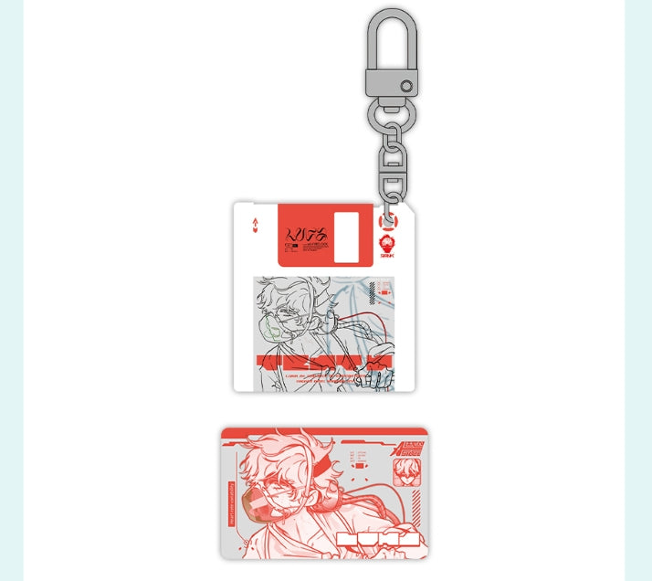 [Pre-order] ALIEN STAGE Floppy Disk Acrylic Keyholder+Recognition Card Set