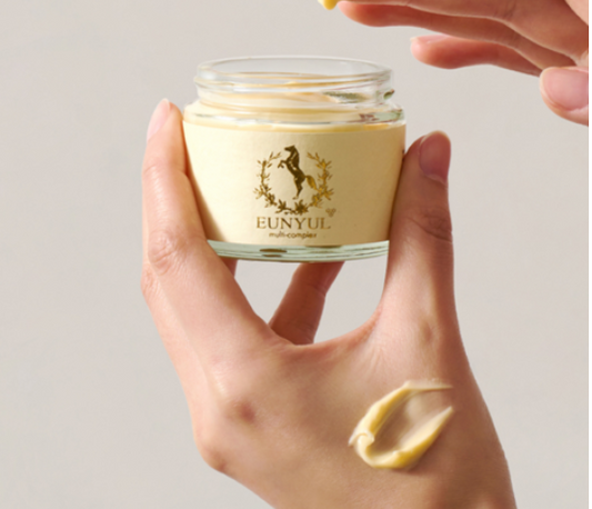 EUNYUL Horse Oil Cream 2P Nourishing Moisture Soothing Korean Skin Care K-Beauty