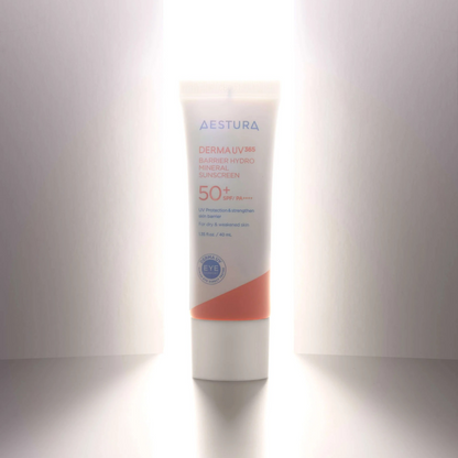 Aestura Derma UV 365 Barrier Hydro Mineral Sunscreen SPF 50+ PA++++ 40ml+20ml set