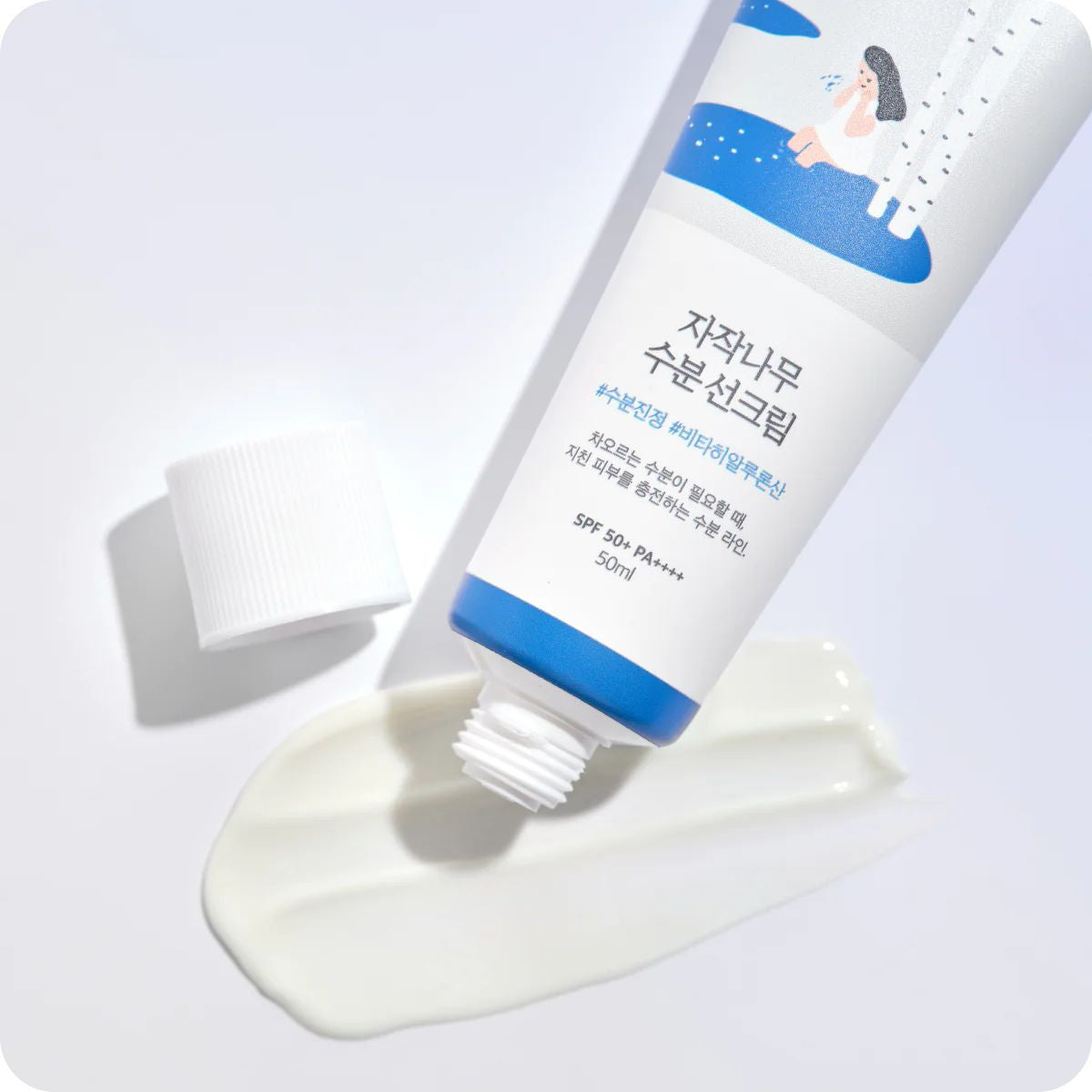 ROUND LAB Birch Juice Moisturizing Sunscreen SPF50+PA++++ 50ml*2+20ml