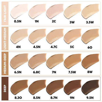 [20 colors] TIRTIR GLIDE & HIDE BLURRING CONCEALER (Liquid 4g + Stick 4g)