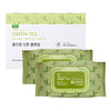 TONYMOLY The Chok Chok Green Tea No-Wash Cleansing Tissue Set 100 Sheets 2 Packs