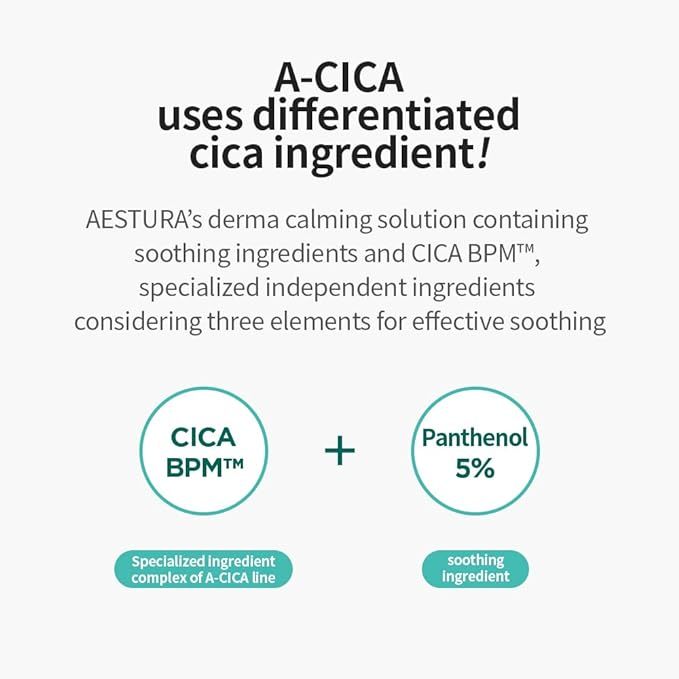 [AESTURA] A-CICA 365 Calmimg Cream, 48 Hour Hydration, Face Moisturizer for Dry and Sensitive Skin, Centella Asiatica Cream for Redness Relief 60ml