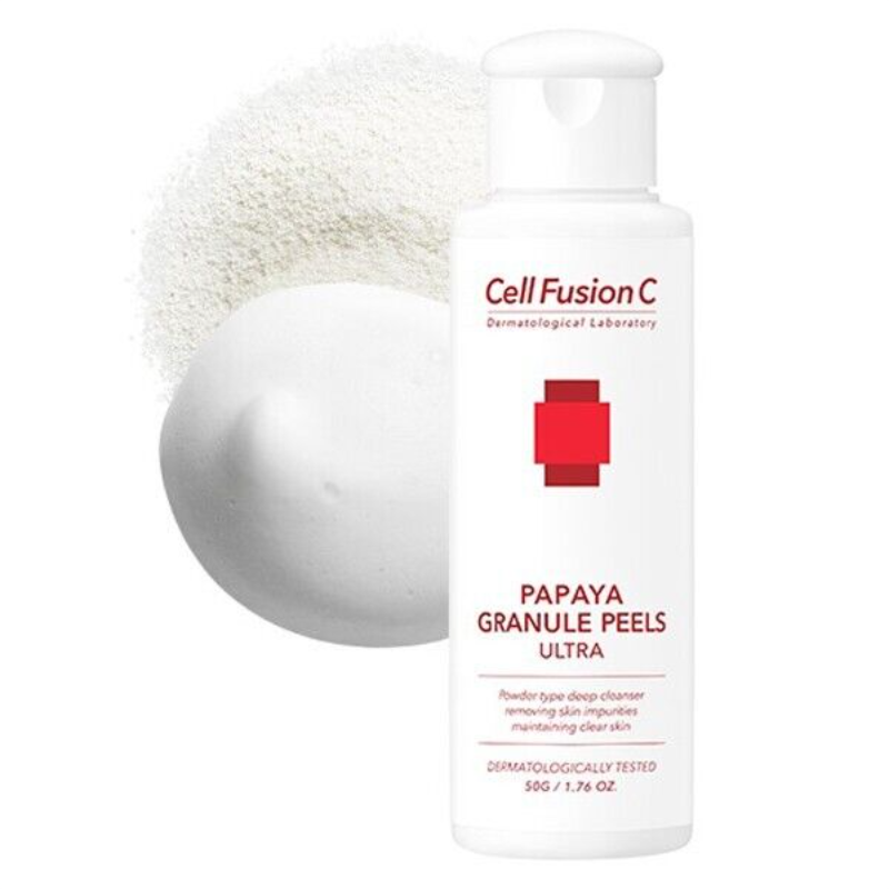 Cell Fusion C Papaya Granule Peels Mild Ultra Cleanser Powder 50g