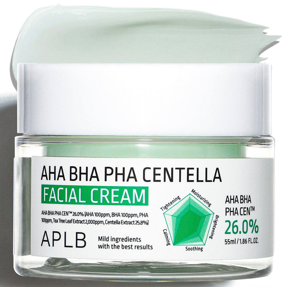 APLB AHA BHA PHA Centella Facial Cream 55ml