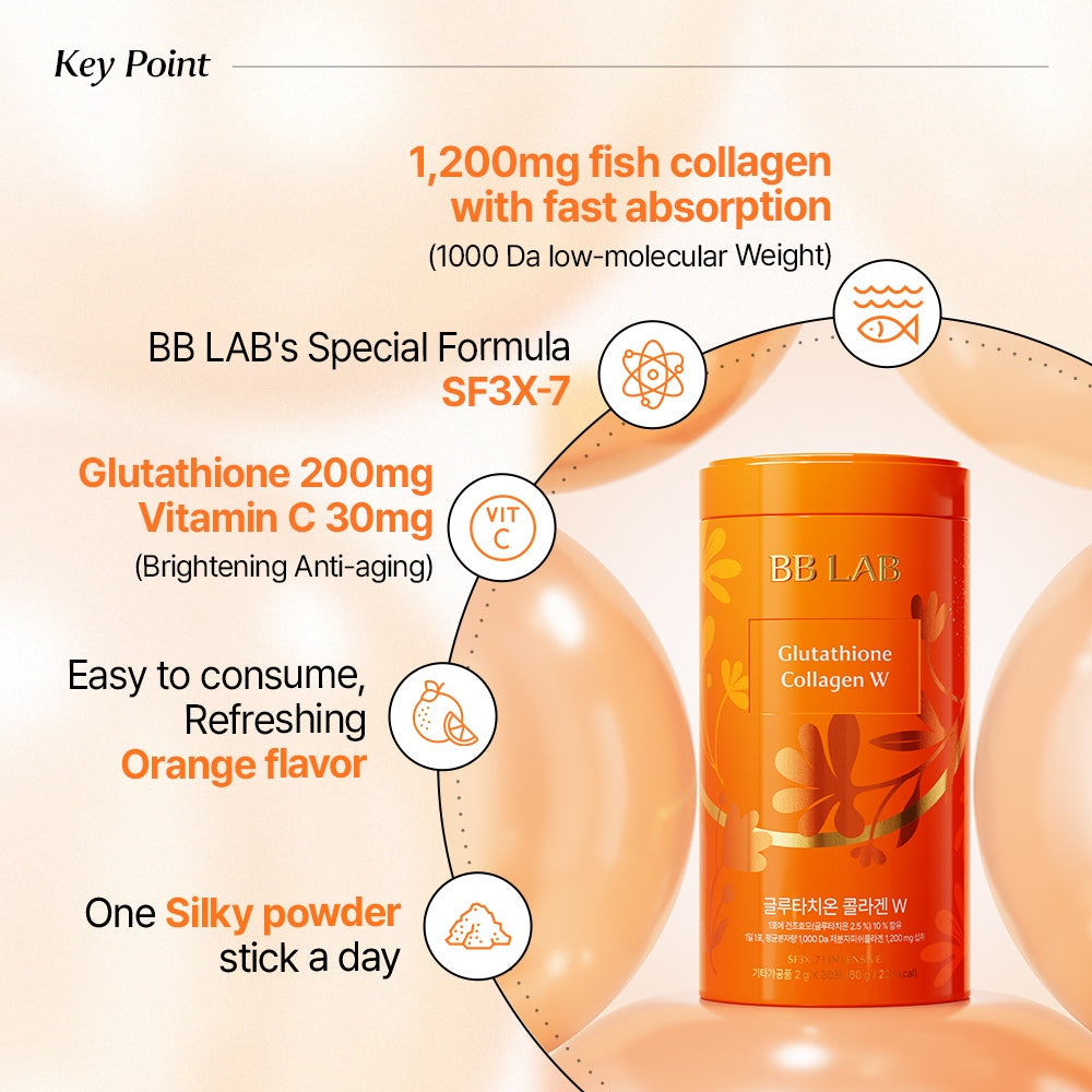 NUTRIONE BB LAB Intensive Glutathione Collagen W (2g x 30 sticks)