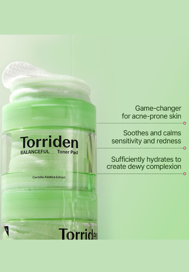 [Torriden] Balanceful Cica Toner Pad 180ml 60ea