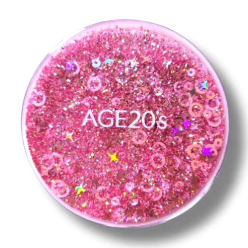 AGE 20'S Shining Drop Edition Pink Pact 12.5g Set Shade 21 Pink Latte 1 Set