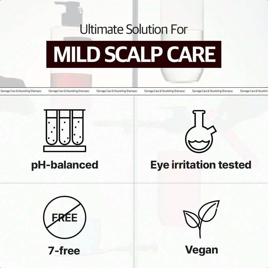 Ryo Damage Care & Nourishing Treatment With Korean Ginseng & Caffeine 300ml/10 Oz - Deep Conditioning Mask For Repair And Moisturizing