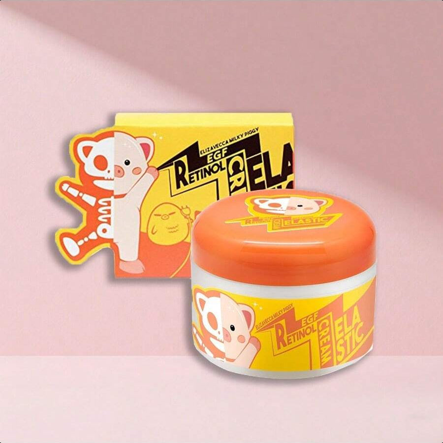 Elizavecca Milky Piggy Retinol Cream 100g/3.53 Fl.Oz. - Retinol Swiftlet Nest Extract (69.9%) |Face Cream |