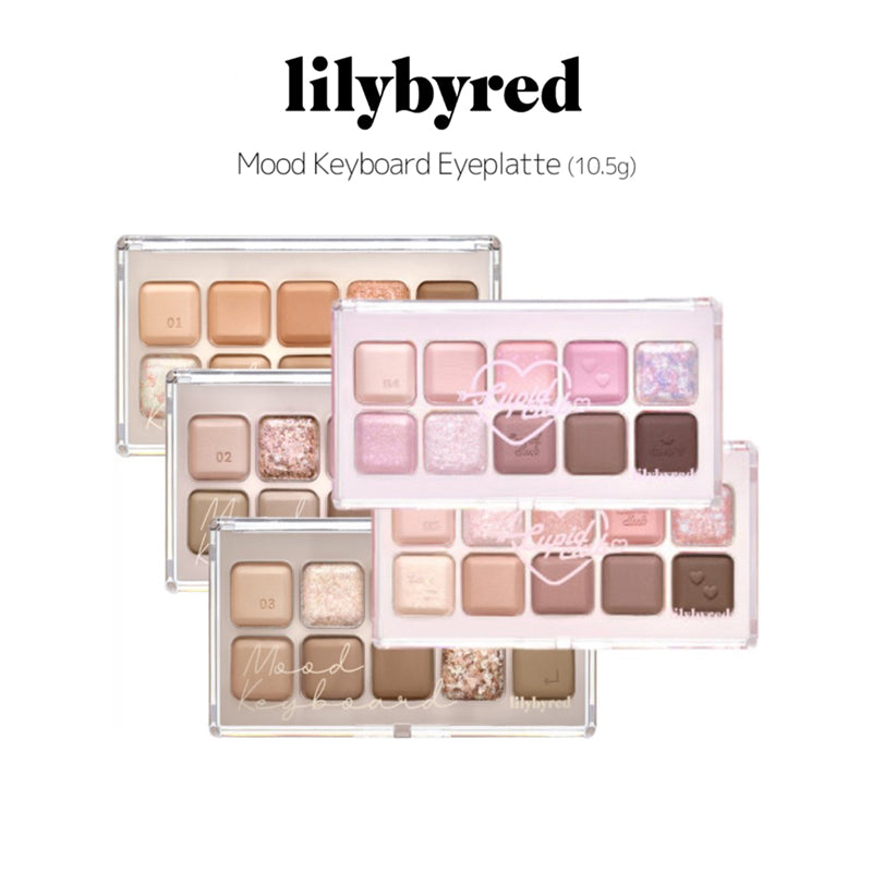 [100% Original] Lilybyred Mood Keyboard Eye Palette #07 Rose Dial / #08 Lavender Dial