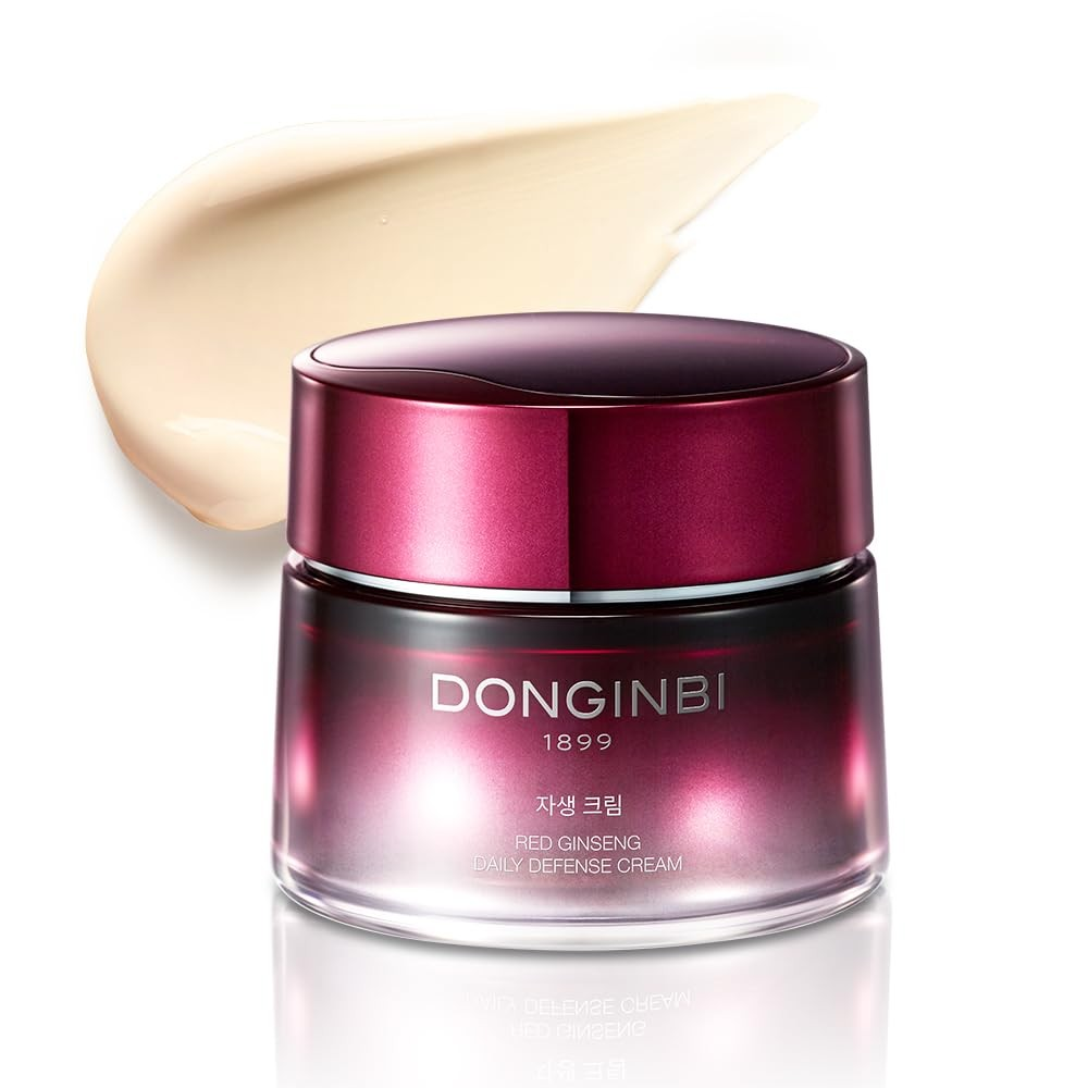 Donginbi Red Ginseng Daily Defense Cream 25ml- Firming Cream for Loose Surface, Face Moisturizer for Skin Barrier Repair,