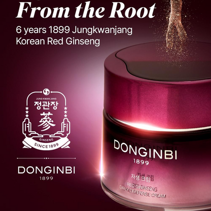 Donginbi Red Ginseng Daily Defense Cream 25ml- Firming Cream for Loose Surface, Face Moisturizer for Skin Barrier Repair,