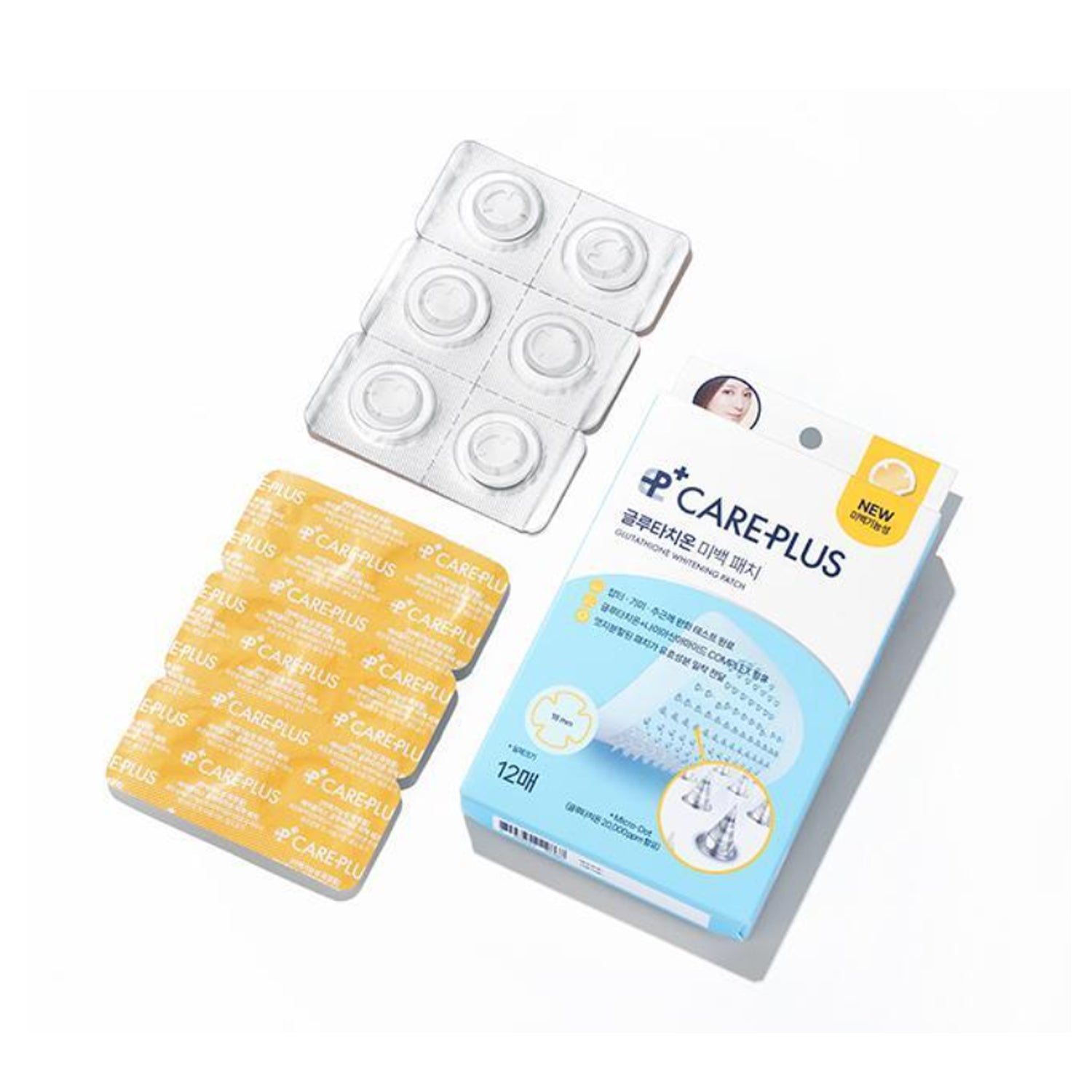 Olive Young CarePlus Glutathione Whitening Patch 12ea