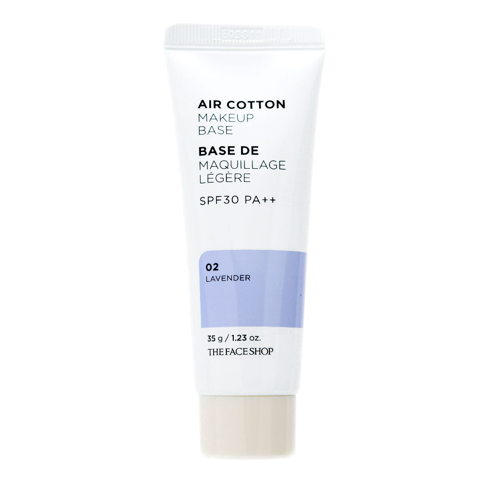 THE FACE SHOP Air Cotton Makeup Base Lavender 35g SPF30++