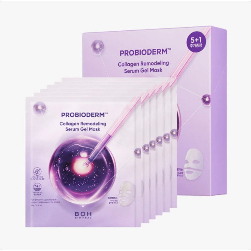 BIOHEAL BOH  Probioderm™ Collagen Remodeling Serum Gel Mask 6 pads