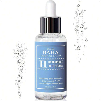 Cos De BAHA Pure Hyaluronic Acid 1% Serum 10,000ppm 60ml/2.02 Oz