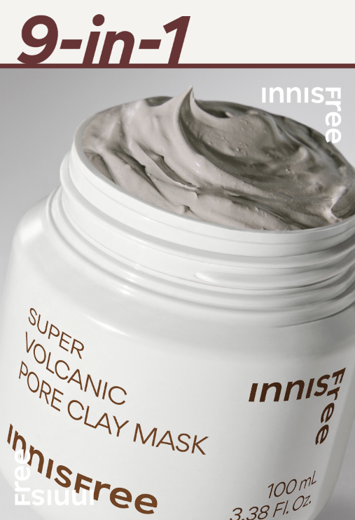 INNISFREE Super Volcanic Pore Clay Mask 100ml (2023 AD) NEW