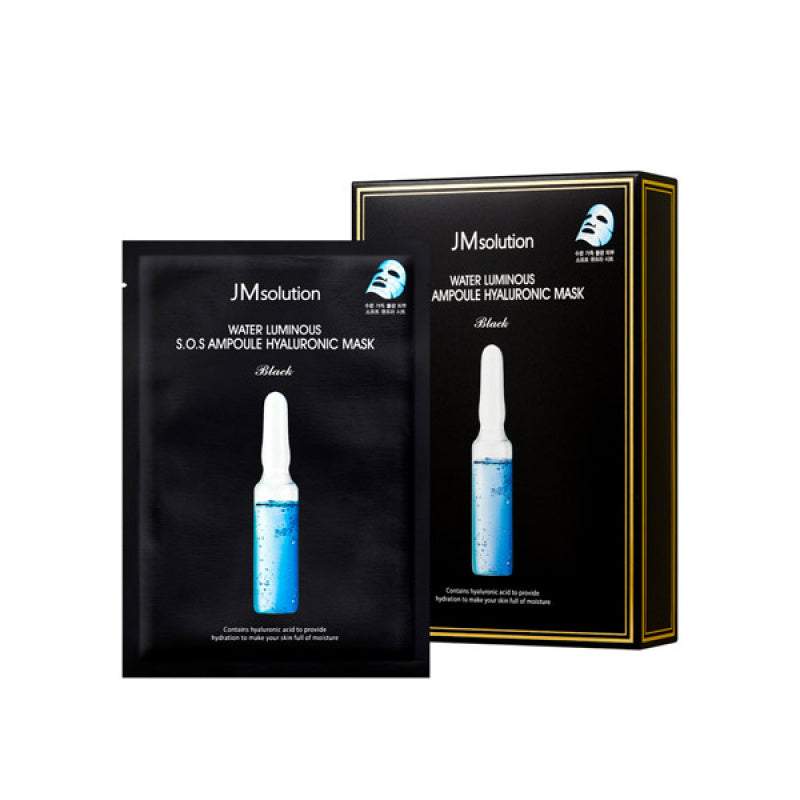 JM Solution Water Luminous S.O.S Ampoule Hyaluronic Mask 10 Sheets