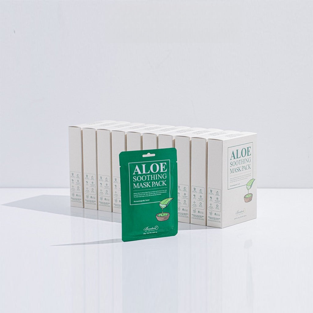 BENTON Aloe Soothing Mask Pack Box of 10pcs